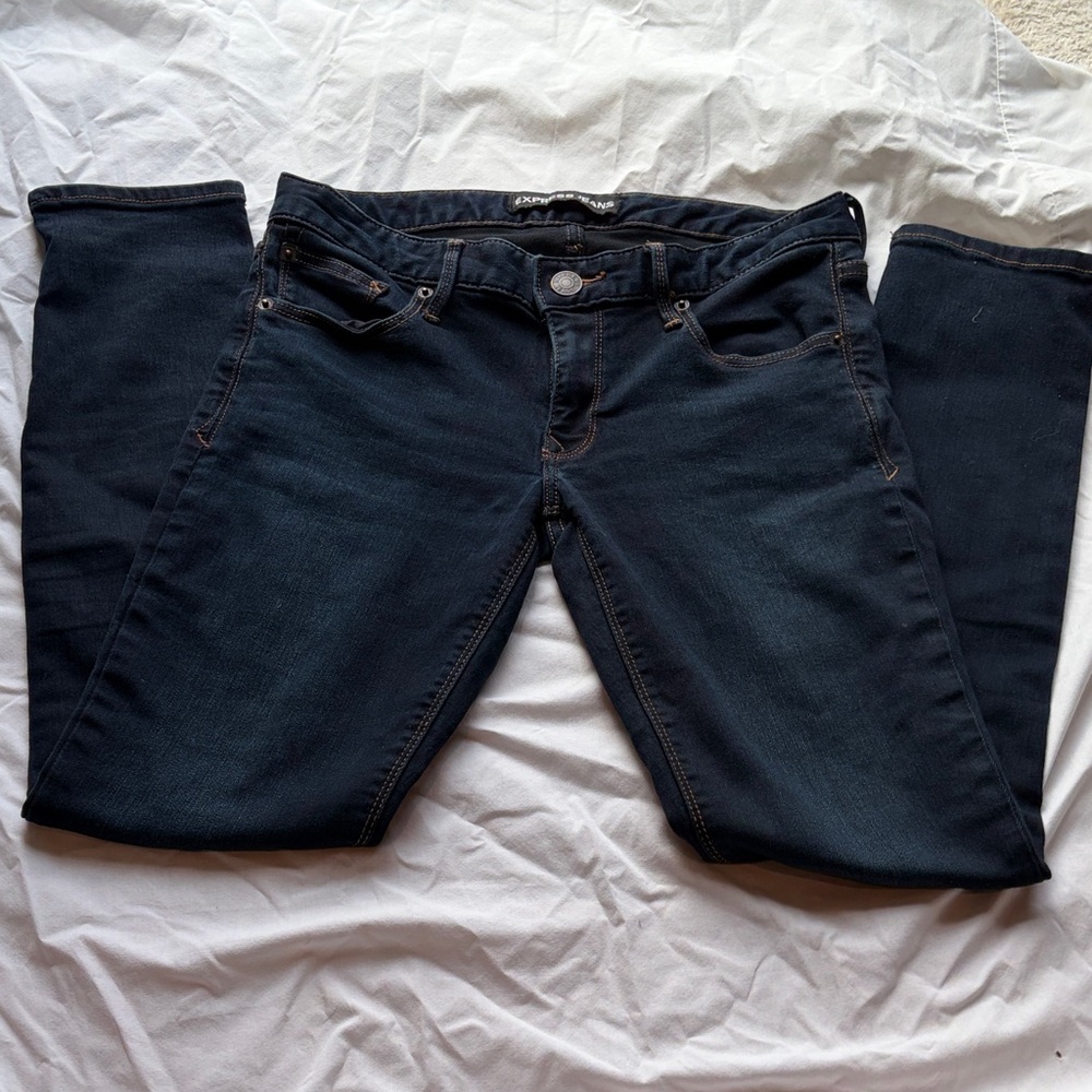 Express Navy Blue Jeans
